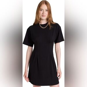 Theory Women's Corset Tee Dress Size P (00-0) Black‎